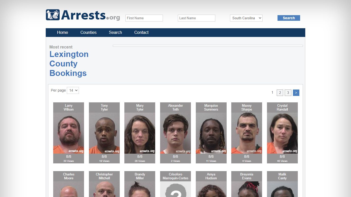 Lexington County Arrests and Inmate Search